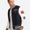Superman X Lucky Brand Varsity Jacket Side Image
