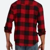 Supernatural Dean Winchester Flannel Shirt Back Image