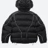 Supreme Jordan Puffer Jacket Black Back Image