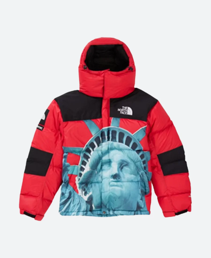 Supreme X The North Face Statue of Liberty Puffer Jacket Front Image