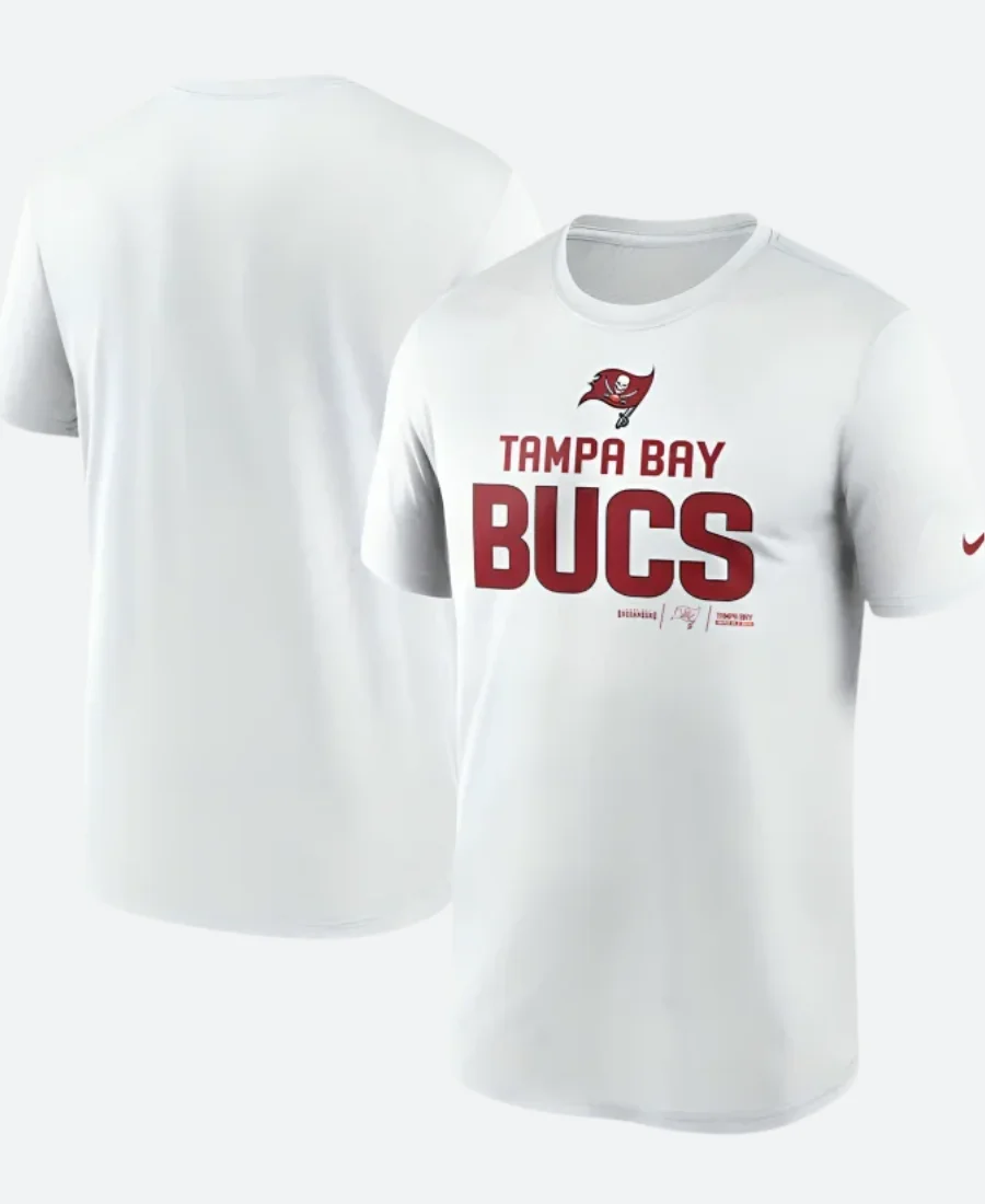 Tampa Bay Buccaneers T-Shirt Style 01 Front & Back Image