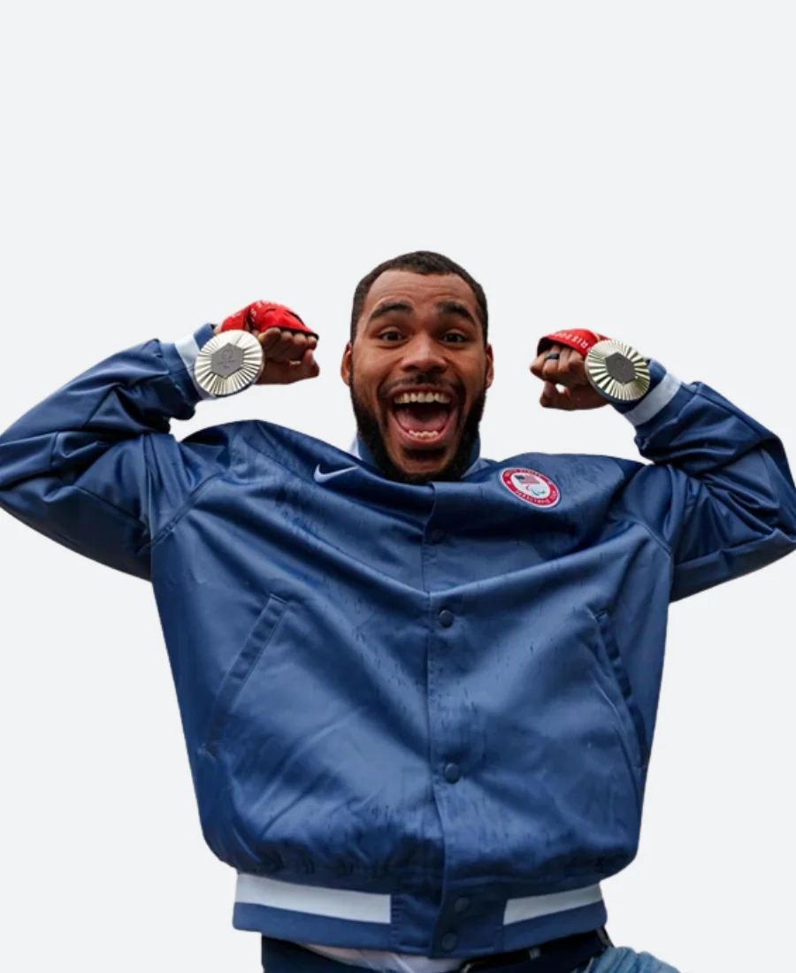 Team USA Olympian Varsity Jacket Front Image