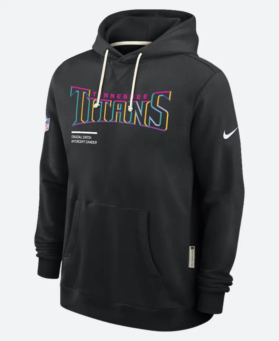 Tennessee Titans 2025 Black Crucial Catch Hoodie