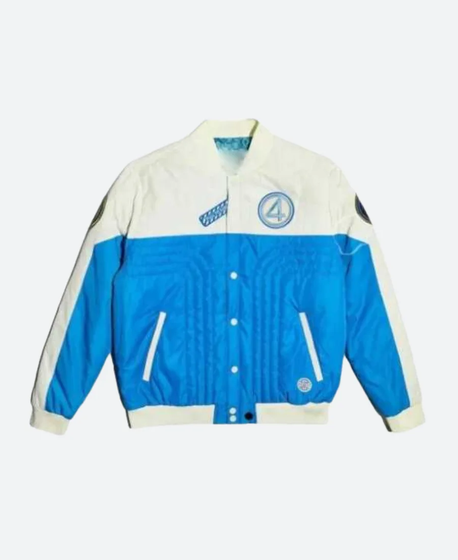 The Fantastic Four First Steps 2025 Varsity JacketFront Image