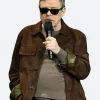 The Long Walk Mark Hamill Suede Leather Jacket Front Image