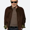 The Long Walk Mark Hamill Suede Leather Jacket Front Image