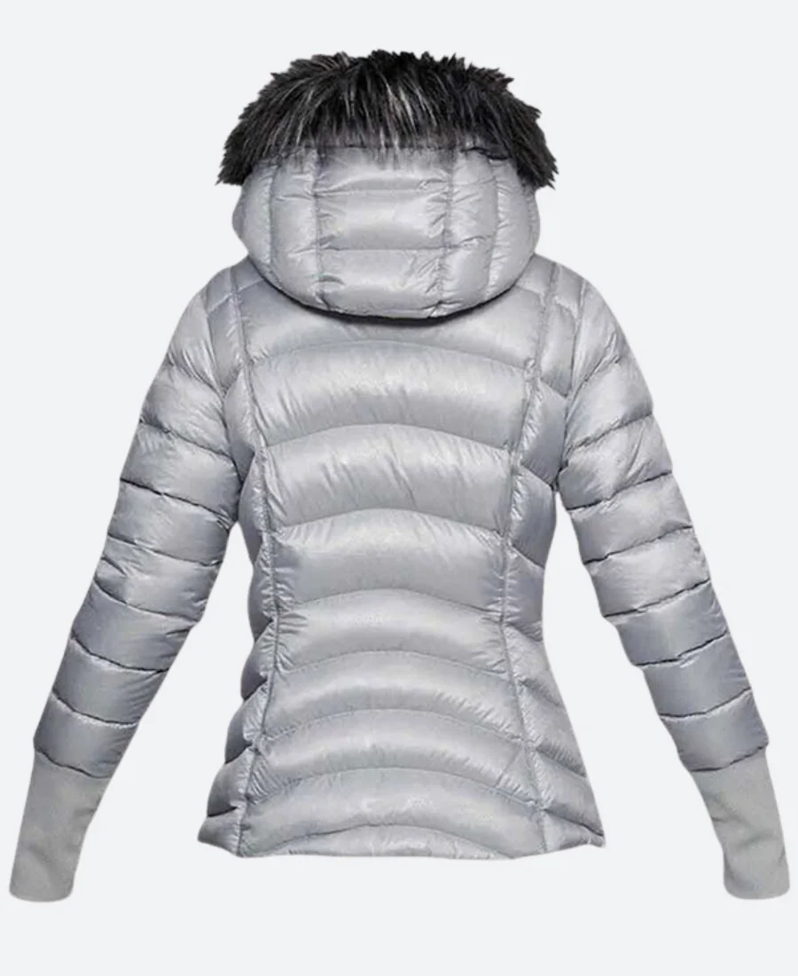 The Pack Lindsey Vonn Hooded Puffer Jacket Back Image