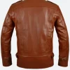 The Rocketeer Cliff Leather Jacket Back Image