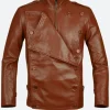 The Rocketeer Cliff Leather Jacket Front Image
