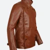 The Rocketeer Cliff Leather Jacket Side Image