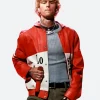 The Tonight Show MGK Lost America Leather Jacket Front Image