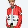 The Tonight Show MGK Lost America Leather Jacket Front Image
