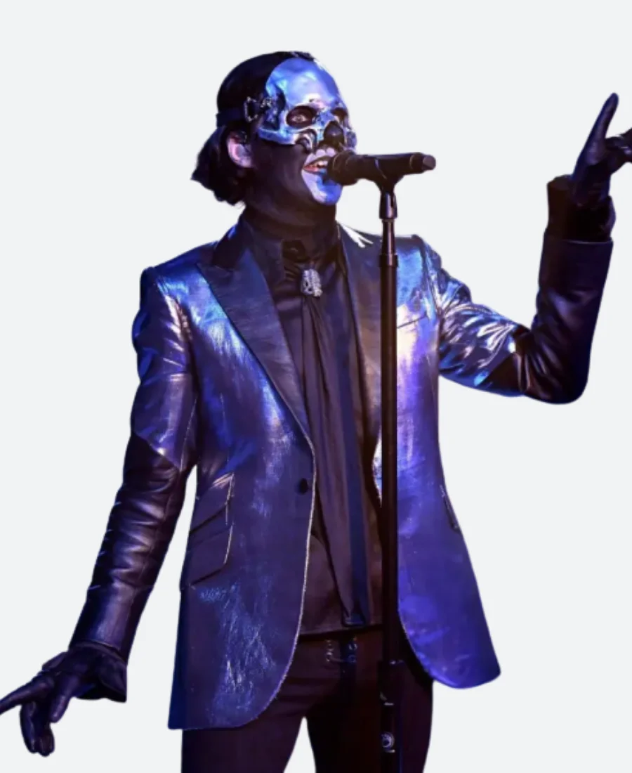The Tonight Show Starring Jimmy Fallon S12 Ghost X Leather Blazer