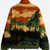 Travis Kelce Pinehurst Sherpa Jacket Back Image