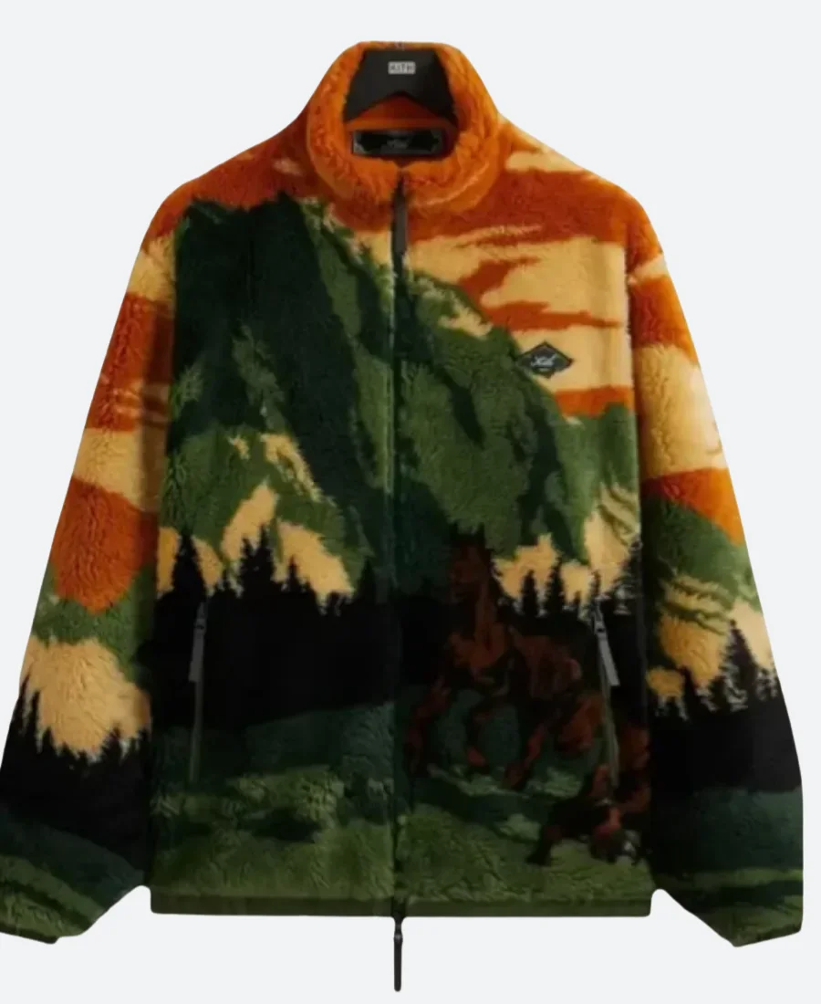Travis Kelce Pinehurst Sherpa Jacket Front ImaGE