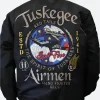 Tuskegee Airmen Bomber Jacket Style 03 Back Image