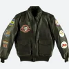 Tuskegee Airmen Leather Jacket Style 02 Front Image