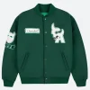 Tyler The Creator Chromakopia Varity Jacket Green Front Image