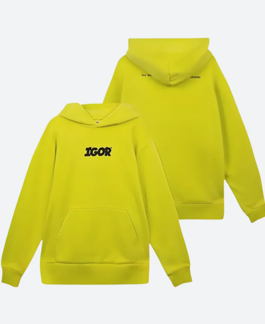 Tyler The Creator IGOR Hoodie Style 01 Front & BAck Image