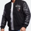 Venom Design Embroidery Varsity Jacket