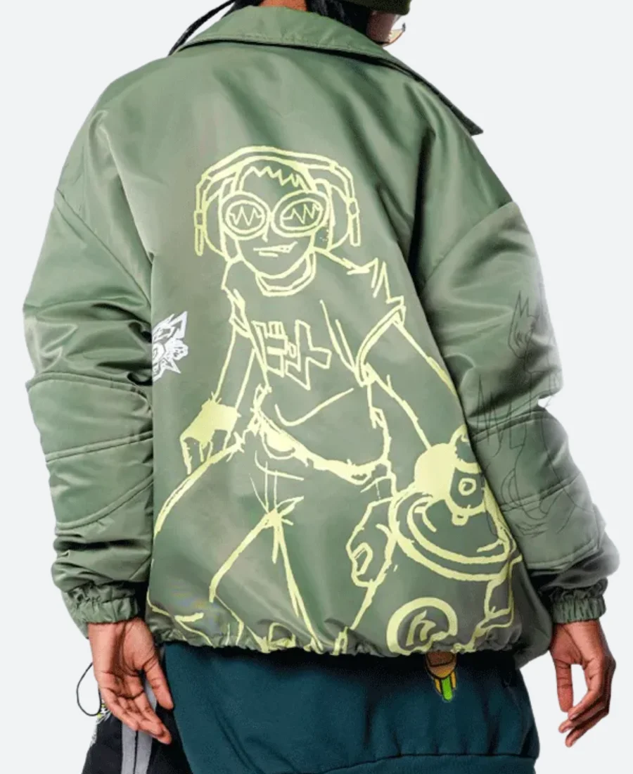 Video Game Jet Set Radio Jacket Back Image
