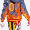 WWE SummerSlam 2025 Rey Fenix Hooded Jacket Back Image