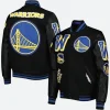 Warriors Golden State Varsity Jacket Front & Back Image