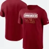 Washington Commanders T-Shirt Style 03 Front & Back Image