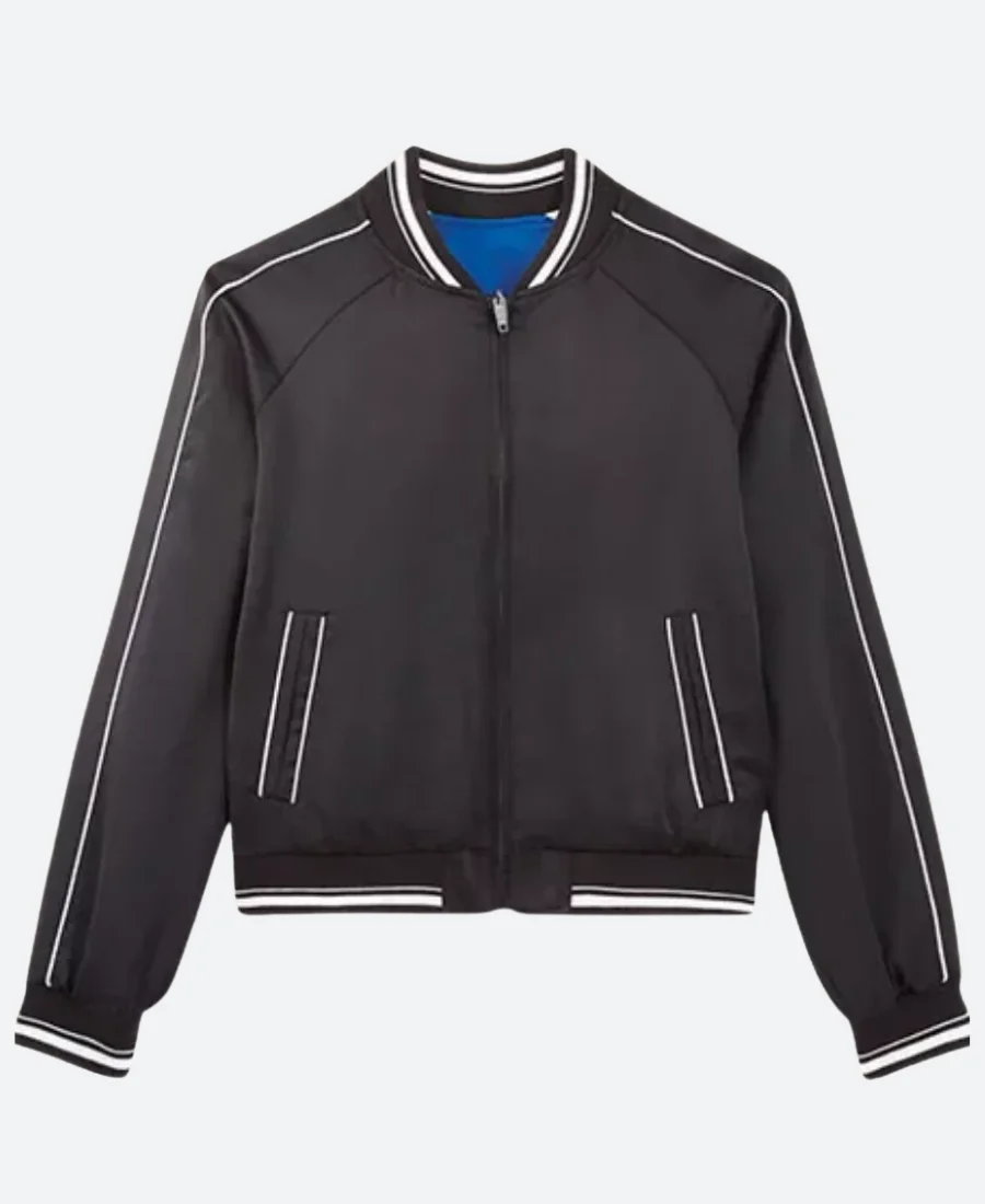 Wednesday Goody Addams Bomber Jacket Front Image