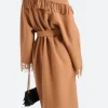 Wednesday S02 Isadora Capri Fringe Coat Back Image