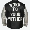 Word to your Mother Vanilla Ice Leather Jacket Back Image