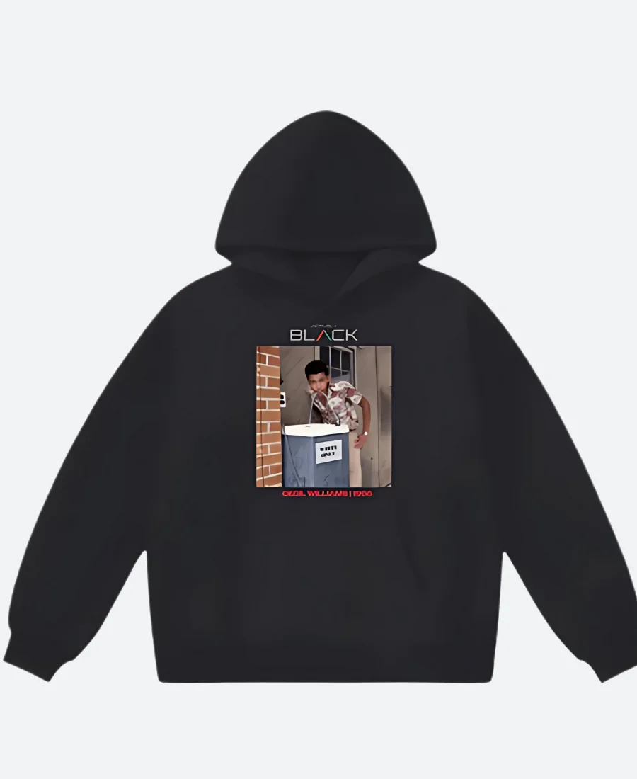Actively Black X Cecil Williams Hoodie Front Image