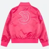 Atlanta Hawks Triple Pink Varsity Jacket back Image
