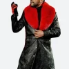 Auditorio Banamex Don Omar Leather Trench Coat Front Image