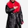 Auditorio Banamex Don Omar Leather Trench Coat Full Image