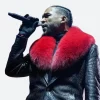 Auditorio Banamex Don Omar Leather Trench Coat Zoom Image