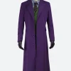 Batman The Dark Knight Joker Halloween Trench Coat Front Image