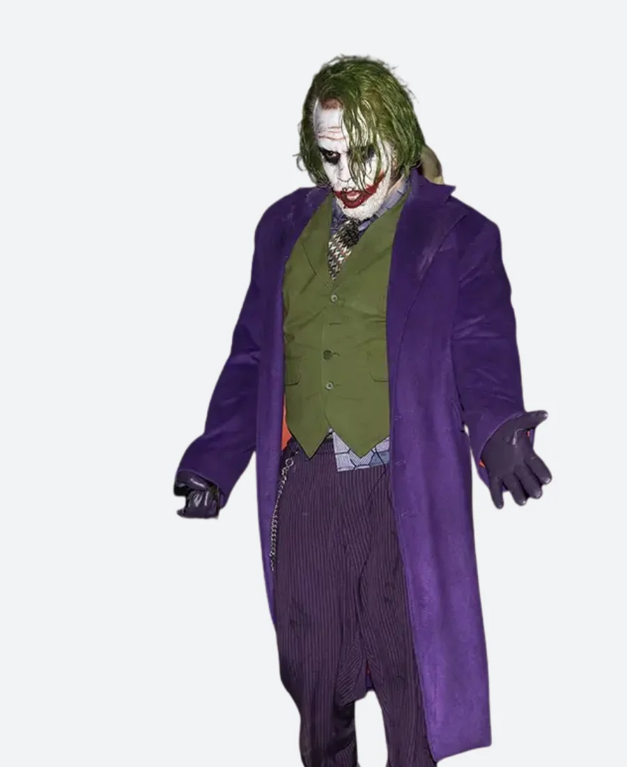 Batman The Dark Knight Joker Halloween Trench Coat Full Image