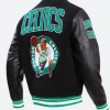 Boston Celtics Retro Varsity Jacket Bacck Close Image