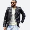 Coach Fashion Show Jayson Tatum Leather Jacket