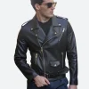 Coach Fashion Show Jayson Tatum Leather Jacket Full Jacket Image