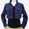 Dragon Ball Z Future Trunks Denim Jacket Front Full Image