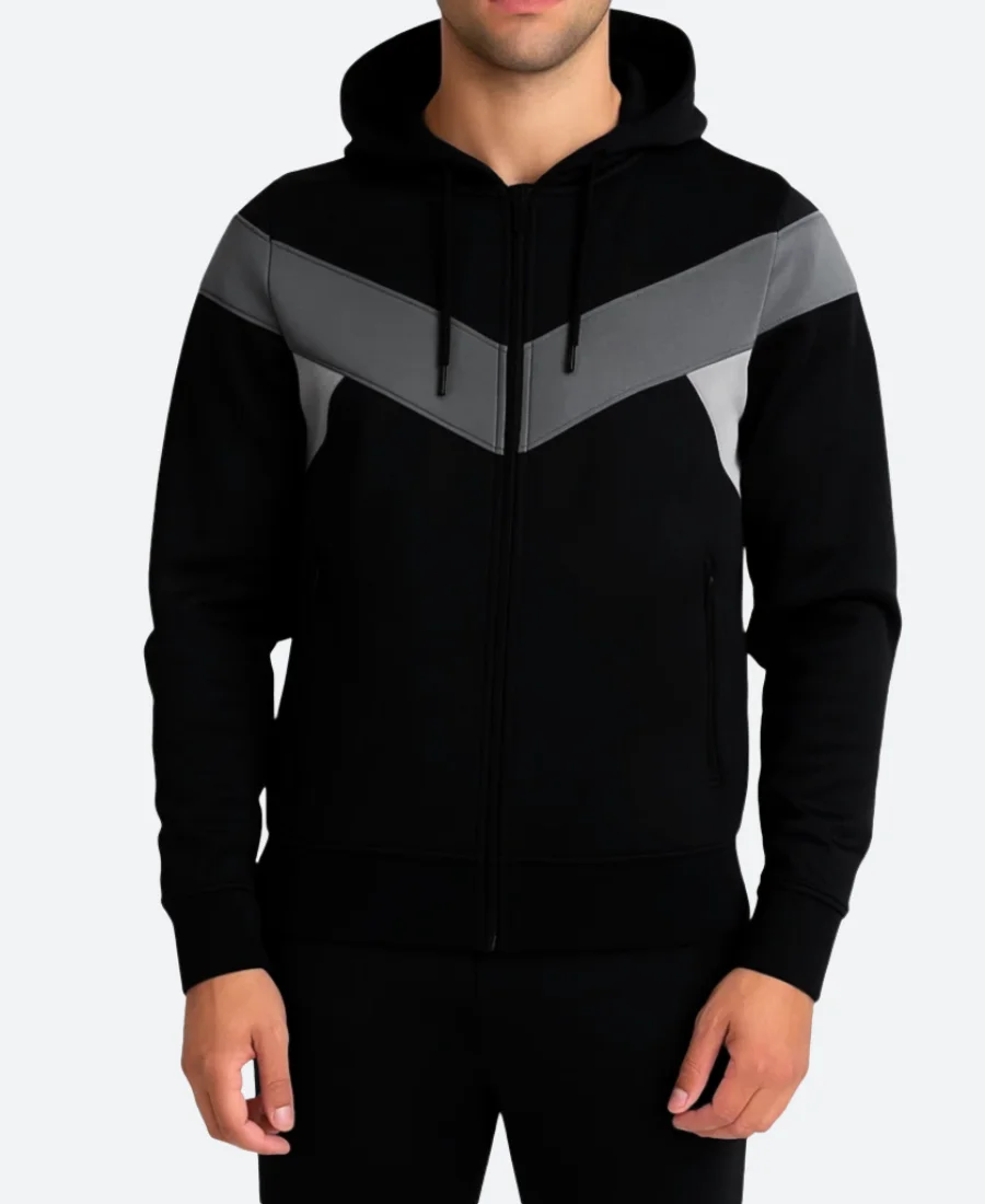 Emmerdale 2025 Black Baldur Hoodie Front Image