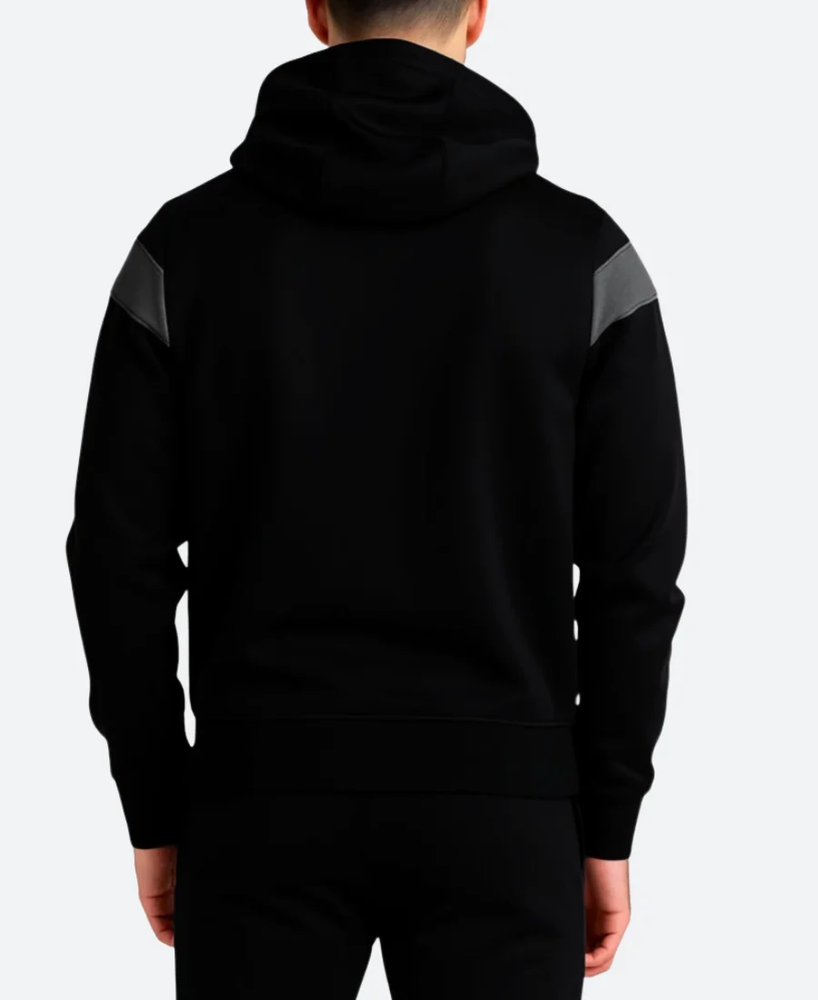 Emmerdale 2025 Black Baldur Hoodie back Image