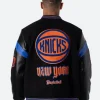 Halftime Heat Joe West Ny Knicks Varsity Jacket back Image