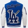 LA Dodgers Varsity Jacket Back Image