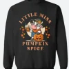 Little Miss Pumpkin Spice Sweatshirt Front Image