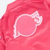 Los Angeles Lakers Triple Pink Varsity Jacket Back Zoom Image