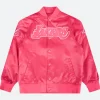 Los Angeles Lakers Triple Pink Varsity Jacket Front Image