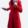 Lucy Hale Christmas Trench Coat
